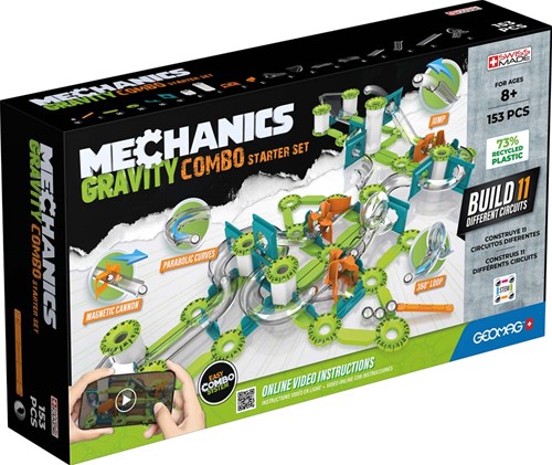 Geomag Mechanics Recycled Combo Starter Set 153 pcs