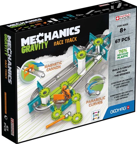 Geomag Mechanics Gravity Recycled Race Track 67 pcs