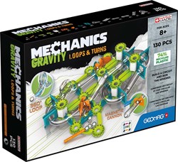 Geomag Mechanics Gravity Recycled Loops & Turns 130 pcs
