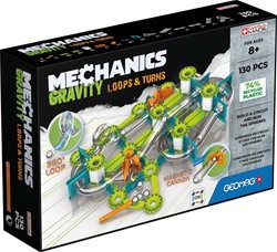 Geomag Mechanics Gravity Recycled Loops & Turns 130 pcs