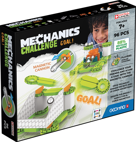 Geomag Mechanics Challenge Recycled Goal 96 pcs