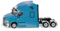 Siku Freightliner Cascadia Speelgoedtrekker 1:50 kunststof/metaal blauw motorkap kan open koppeling te combineren met SUPER-aanhangers met een schaal van 1:50-2