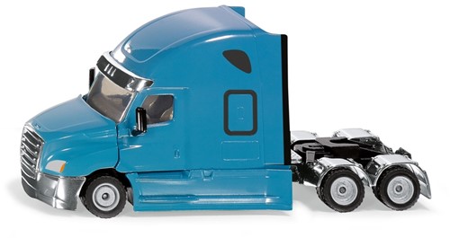 Siku Freightliner Cascadia Speelgoedtrekker 1:50 kunststof/metaal blauw motorkap kan open koppeling te combineren met SUPER-aanhangers met een schaal van 1:50-2