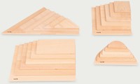Tickit Natuurlijke Houten Architect Panelen Set