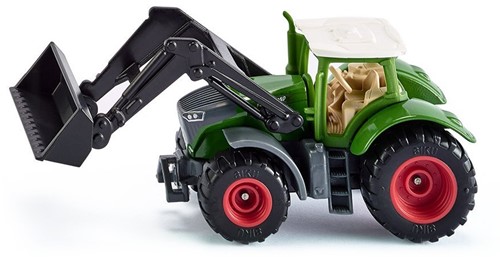Siku Fendt 1050 Vario Tractor met voorlader groen/zwart beweegbare voorlader verwijderbare cabine rubberen banden-2
