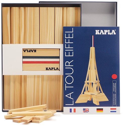 Kapla - EIFFEL TOWER BOX: 105 planks & 1 instructions + information booklet-2