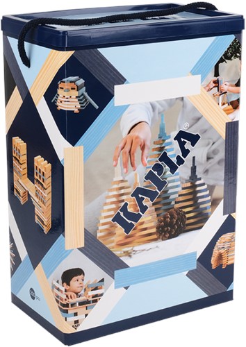 Kapla - 200 BOX WINTER: 140 natural + 60 coloured planks