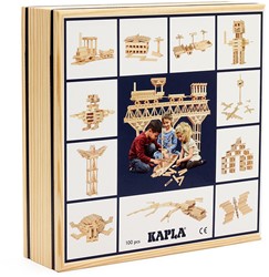 Kapla - 100 CASE : 100 natural planks