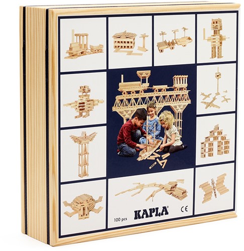 Kapla - 100 CASE : 100 natural planks