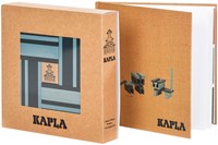 Kapla - set no.21: art book + 20 light blue planks & 20 dark blue planks