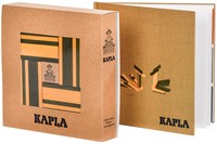 Kapla - set no.23: art book + 20 light yellow & 20 green planks