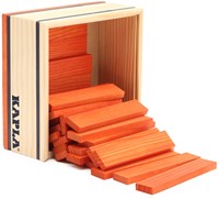 Kapla - 40 SQUARES - Colored planks orange-2