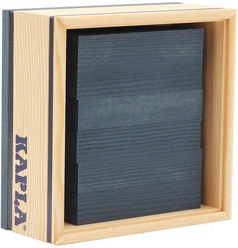 Kapla - 40 SQUARES - Colored planksdark blue