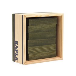 Kapla - 40 SQUARES - Colored planksdark green
