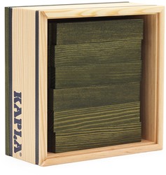Kapla - 40 SQUARES - Colored planksdark green