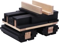 Kapla - 40 SQUARES - Colored planks black-3