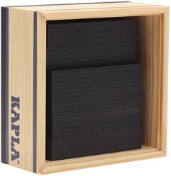 Kapla - 40 SQUARES - Colored planks black