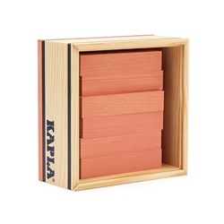 Kapla - 40 SQUARES - Colored planks pink