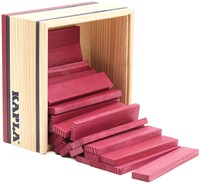 Kapla - 40 SQUARES - Colored planks purple-2