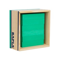Kapla - 40 SQUARES - Colored planks light green