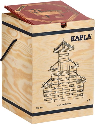 Kapla - 280 CHEST : 280 natural planks + 1 red book