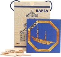 Kapla - 280 CHEST : 280 natural planks + 1 blue book-2