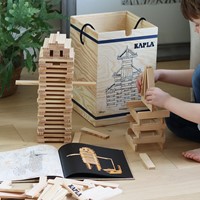 Kapla - 280 CHEST : 280 natural planks + 1 brown book-3
