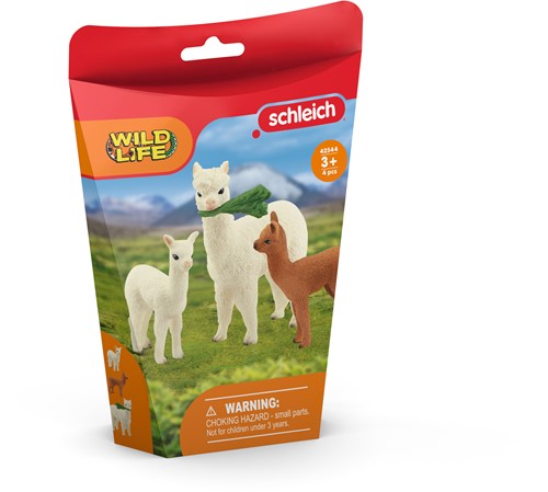 Schleich Wild Life Alpacafamilie-3