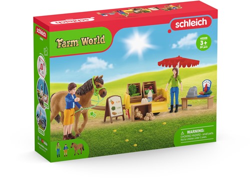 Schleich Farm World Mobiele farmstand-3