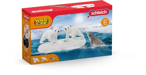Schleich Wild Life IJsberen glijfeestje-3