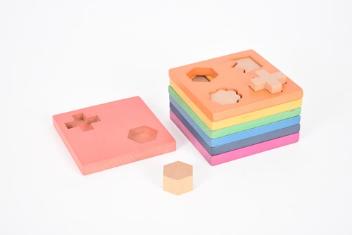 Tickit Regenboog Houten Vormstapelaar-2
