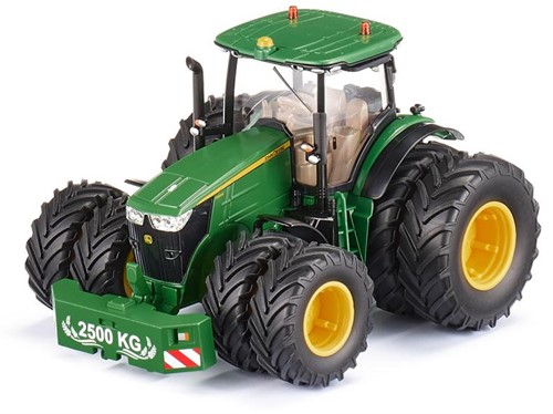 Siku John Deere 7290R Tractor groen metaal/kunststof 1:32 op afstand bestuurbaar via bluetooth-app verwijderbare dubbele banden excl. controller-2
