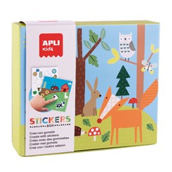 APLI - Bos Stickerkaarten (8 kaarten, 8 stickervellen)