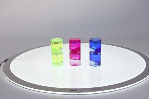 Tickit Doorschijnende Sensorische Ooze Tube Set-3