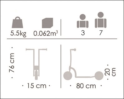 Trikes by ANDREU - Infant Stepscooter 3-7 Jaar-2