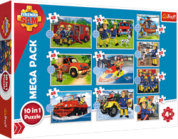 Trefl 10in1 - Meet Fireman Sam's rescue / Prism A&D Fireman
