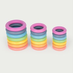 Tickit Regenboog Houten Ringen
