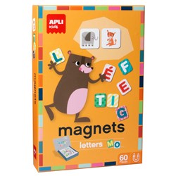 APLI - Spel Magnetsich Letters 60 stuks