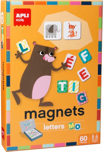 APLI - Spel Magnetsich Letters 60 stuks