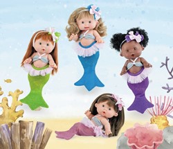Marina Pau - Pop Nenote Princesses Of The Sea - Display 8 stuks -  26cm