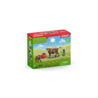 Schleich Farm World Koe wasstation-3