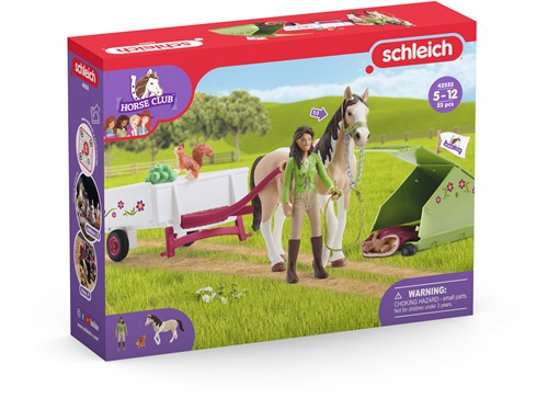 Schleich Horse Club Horse Club Sarah's kampeeruitstapje-2