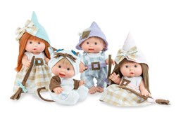 Marina Pau - Pop Nenote Forest Witches - Display 8 stuks - 26cm