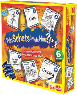 Goliath - Wat schets je me nou?! 6 spelers Big BOX NL