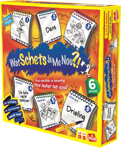 Goliath - Wat schets je me nou?! 6 spelers Big BOX NL