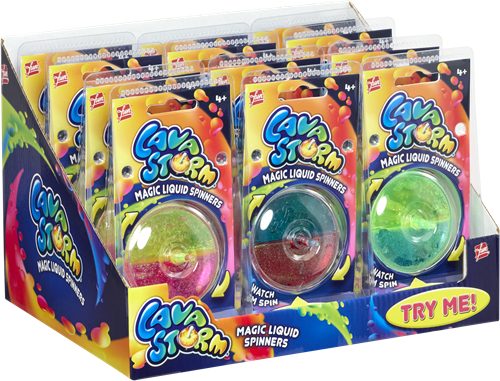 Goliath - Magic Liquid Lava Spinners Assort CDU 12