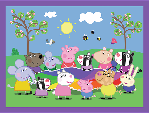 Trefl 2in1 + memos - Happy moments with Peppa Pig / HASBRO Peppa Pig-3