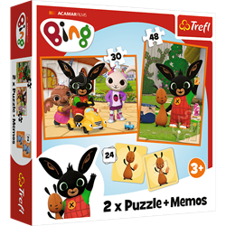 Trefl 2in1 + memos - Bing with friends / Acamar Films Bing