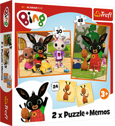 Trefl 2in1 + memos - Bing with friends / Acamar Films Bing