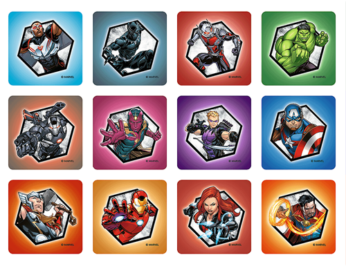 Trefl 2in1 + memos - Heroes in the action / Disney Marvel The Avengers-3